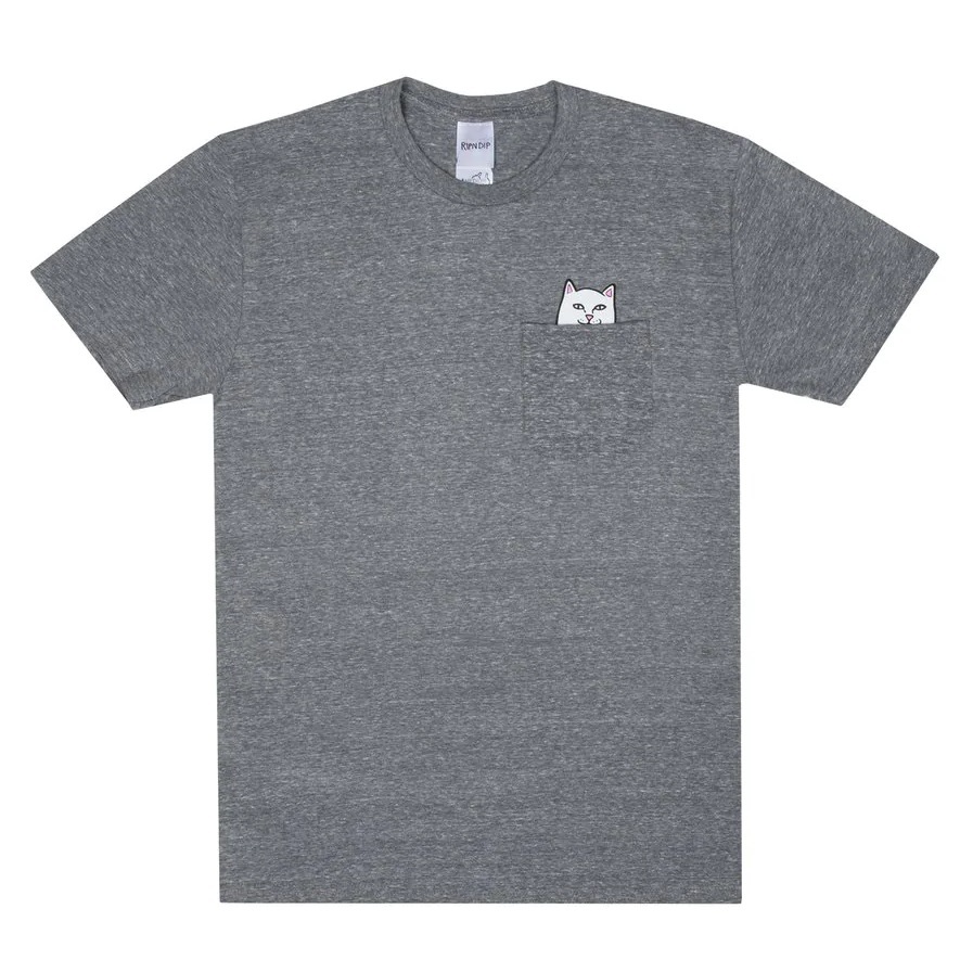 T-shirt à Poche RipNDip Lord Nermal - 100% Coton, Style Unique – Chocard Store