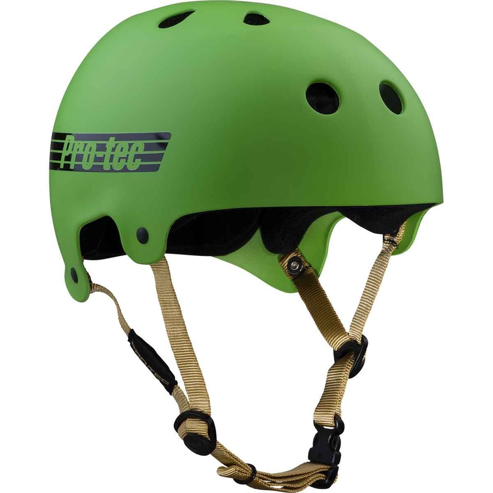 Protec Old School Certified Matte Seaweed Helmet [Size: XS]