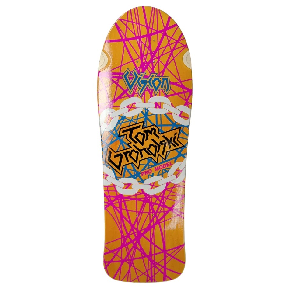 Vision Groholski Heavy Metal Reissue Orange Skateboard Deck