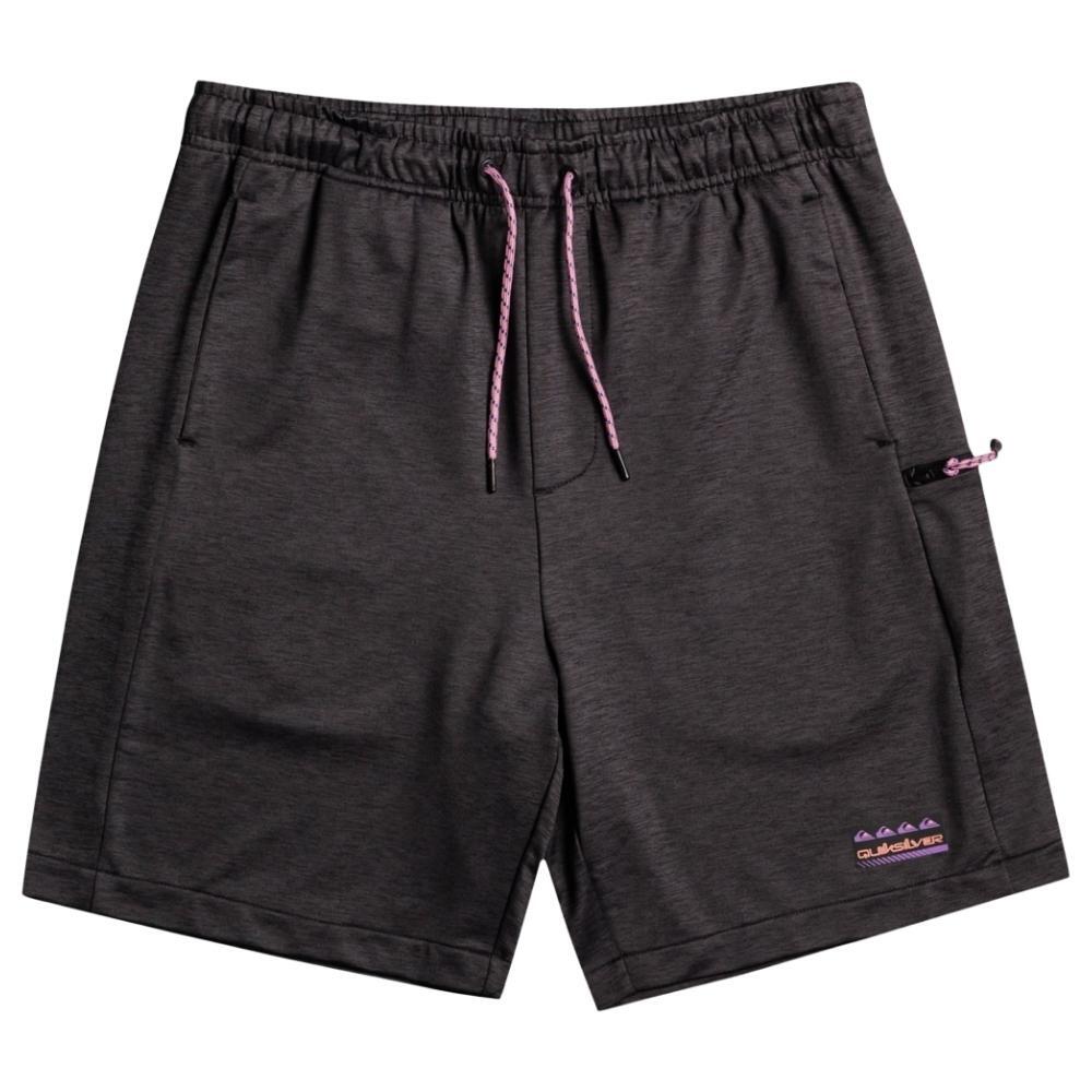Quiksilver Knit Training Black Heather 18" Shorts [Size: S]