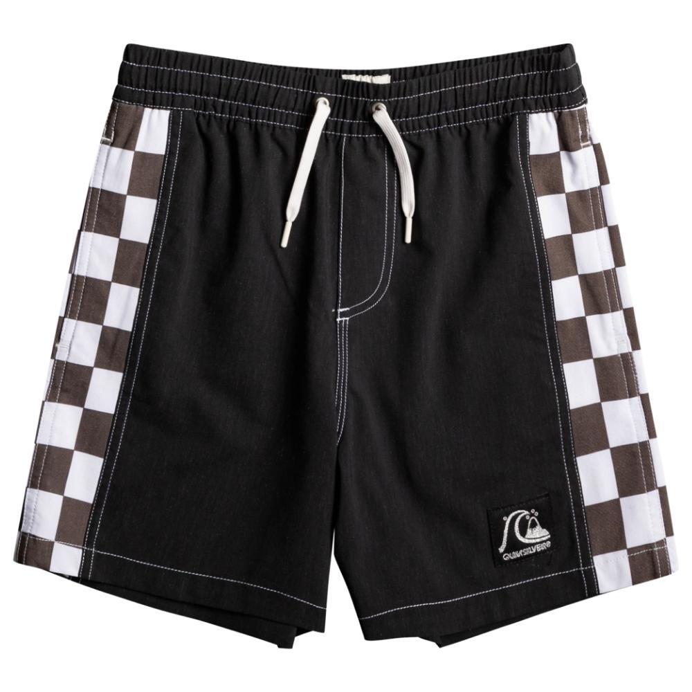 Quiksilver Original Arch Volley Black 14" Youth Shorts [Size: 10]
