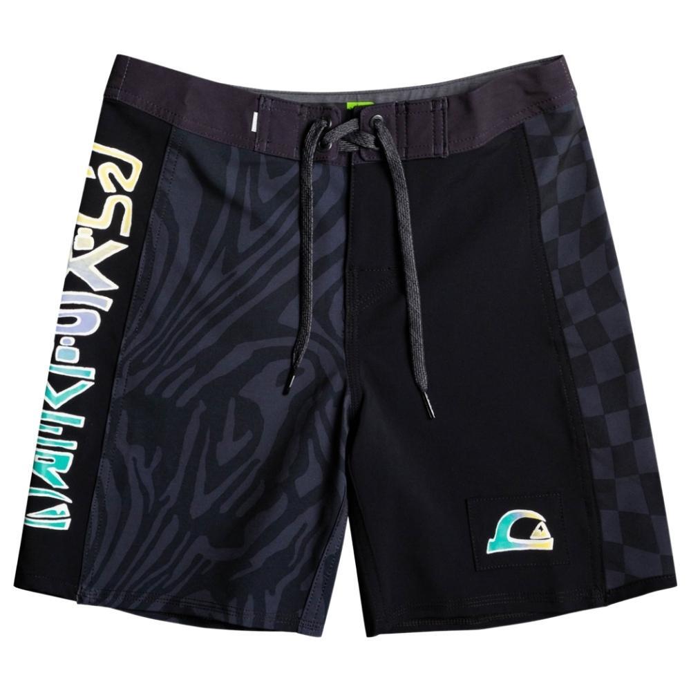 Quiksilver Surfsilk Radical Arch Black 15" Youth Shorts [Size: 10]