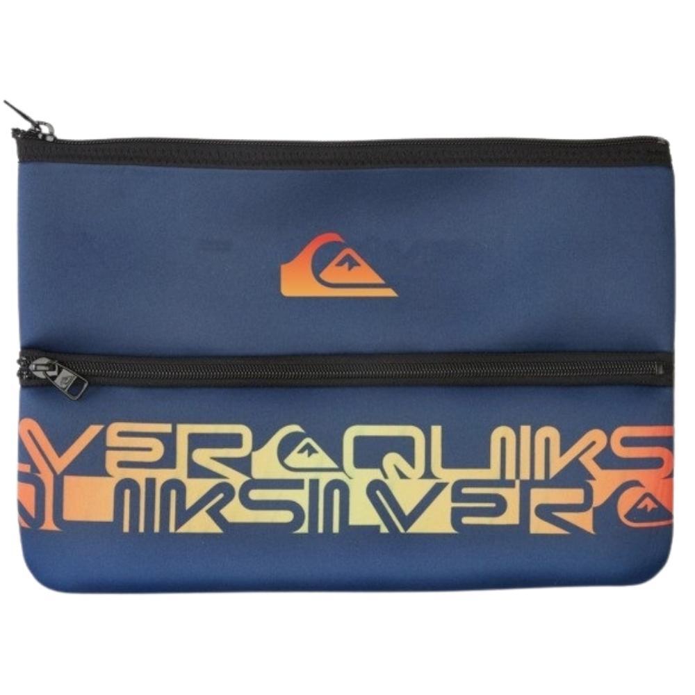 Quiksilver Blocked Jumbo Nautical Blue Pencil Case