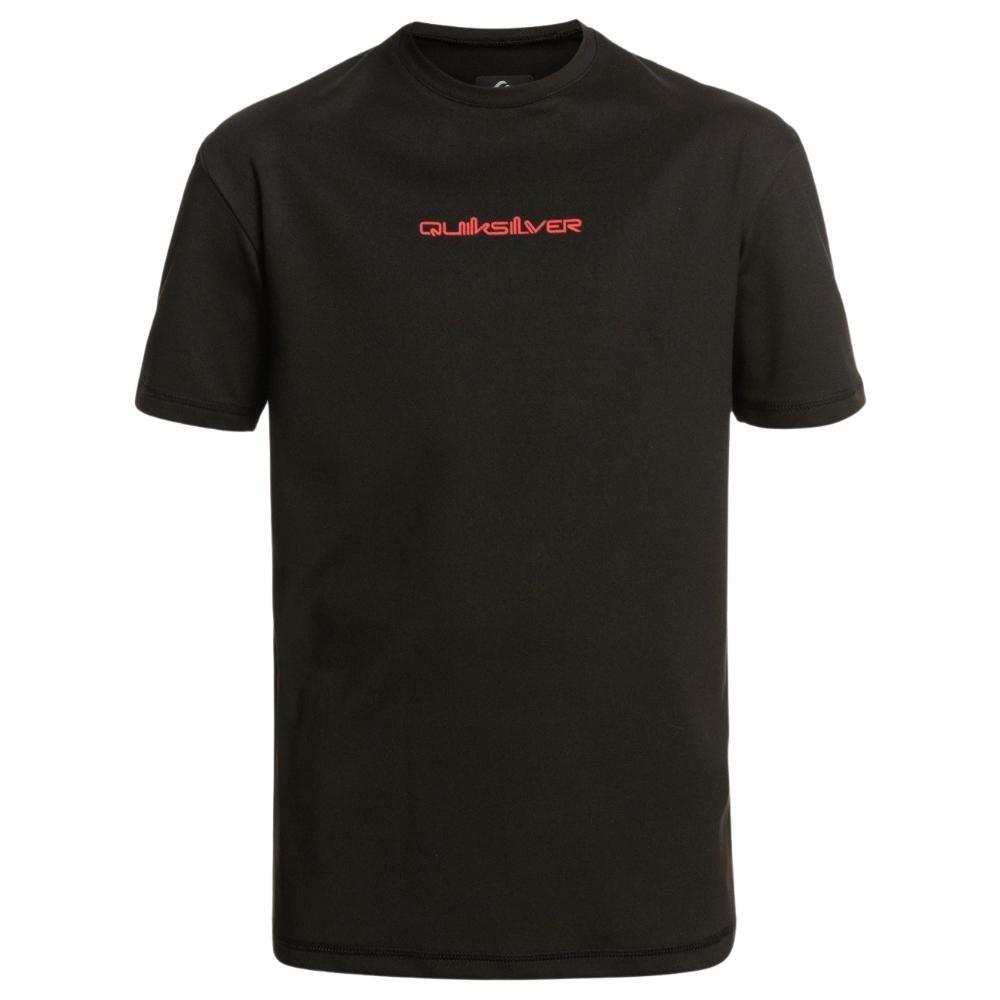Quiksilver Mystic Sessions Black Youth Surf T-Shirt [Size: 10]