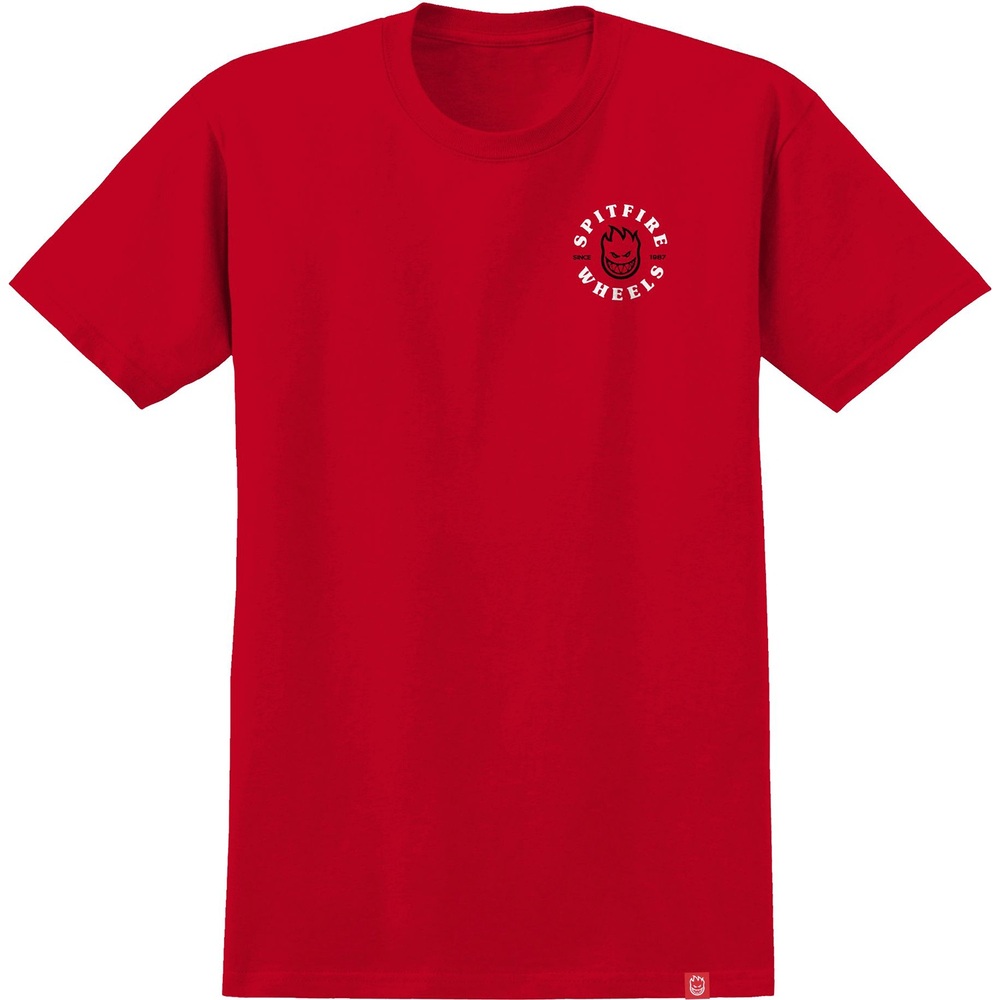 Spitfire Bighead Classic Red White Youth T-Shirt [Size: S]