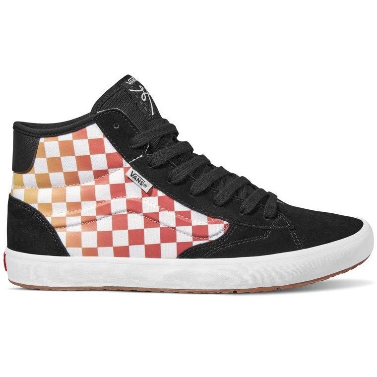 Vans The Lizzie Checkerboard Black Multi Shoes [Size: US 9]