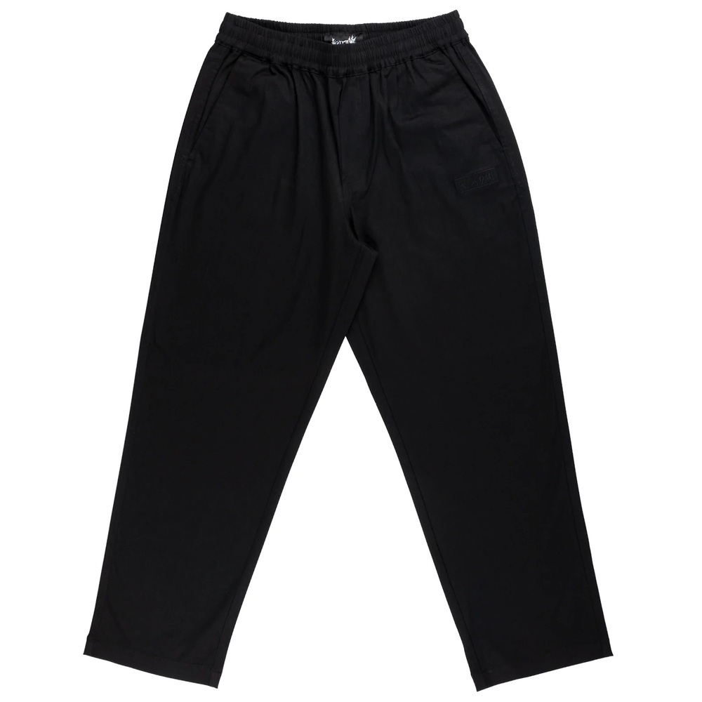 Welcome Skateboards Principal Twill Elastic Black Pants [Size: XS]