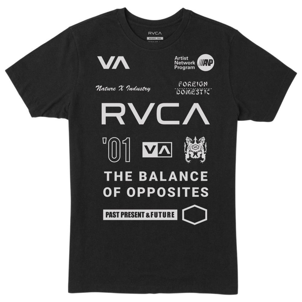 RVCA All Brand Black T-Shirt [Size: XL]