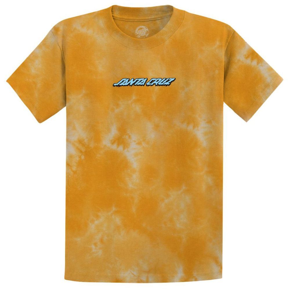 Santa Cruz No Fill Slime Dot Yellow Youth T-Shirt [Size: 12]