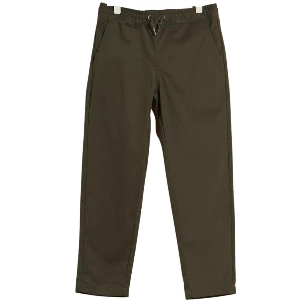 Santa Cruz Solid Strip Elastic Olive Green Youth Pants [Size: 8]