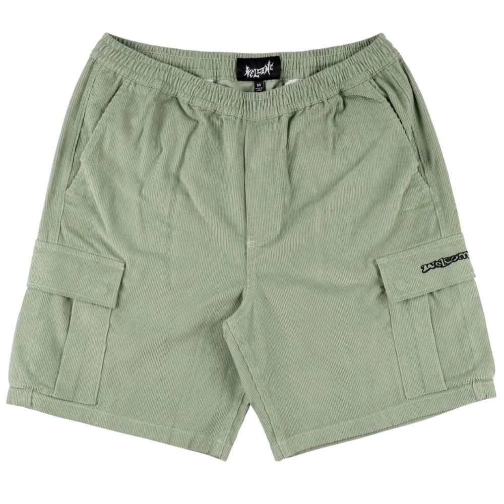 Welcome Skateboards Chamber Corduroy Sage Shorts [Size: XS]