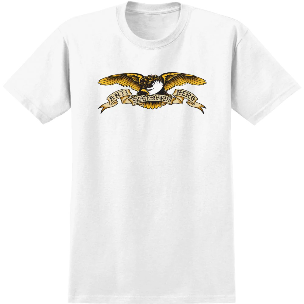 Anti Hero Eagle White Youth T-Shirt [Size: Youth M]