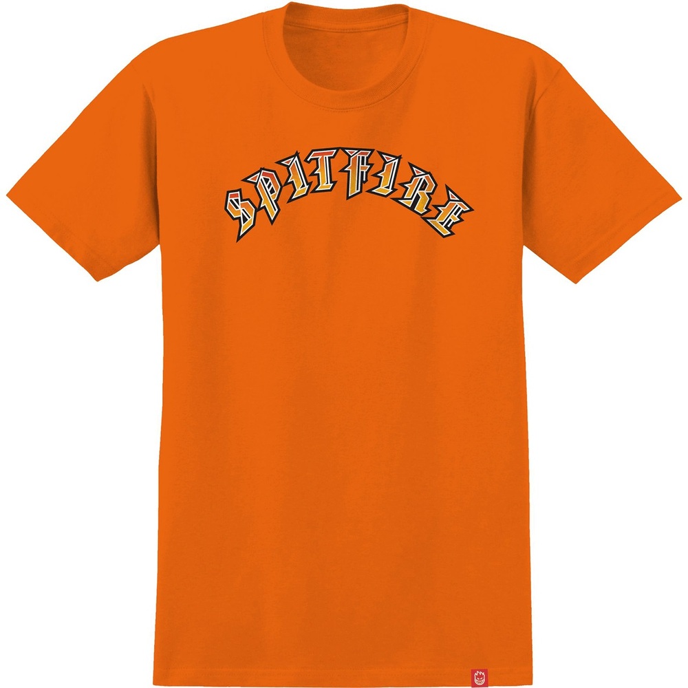 Spitfire Old E Orange Youth T-Shirt [Size: S]