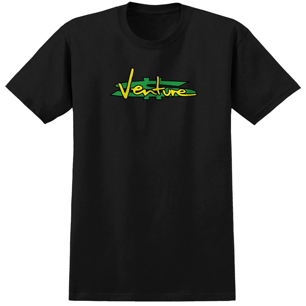 Venture Truck Co Paid Black T-Shirt [Size: M]