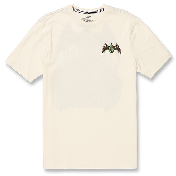 Volcom Hessian Off White T-Shirt [Size: S]