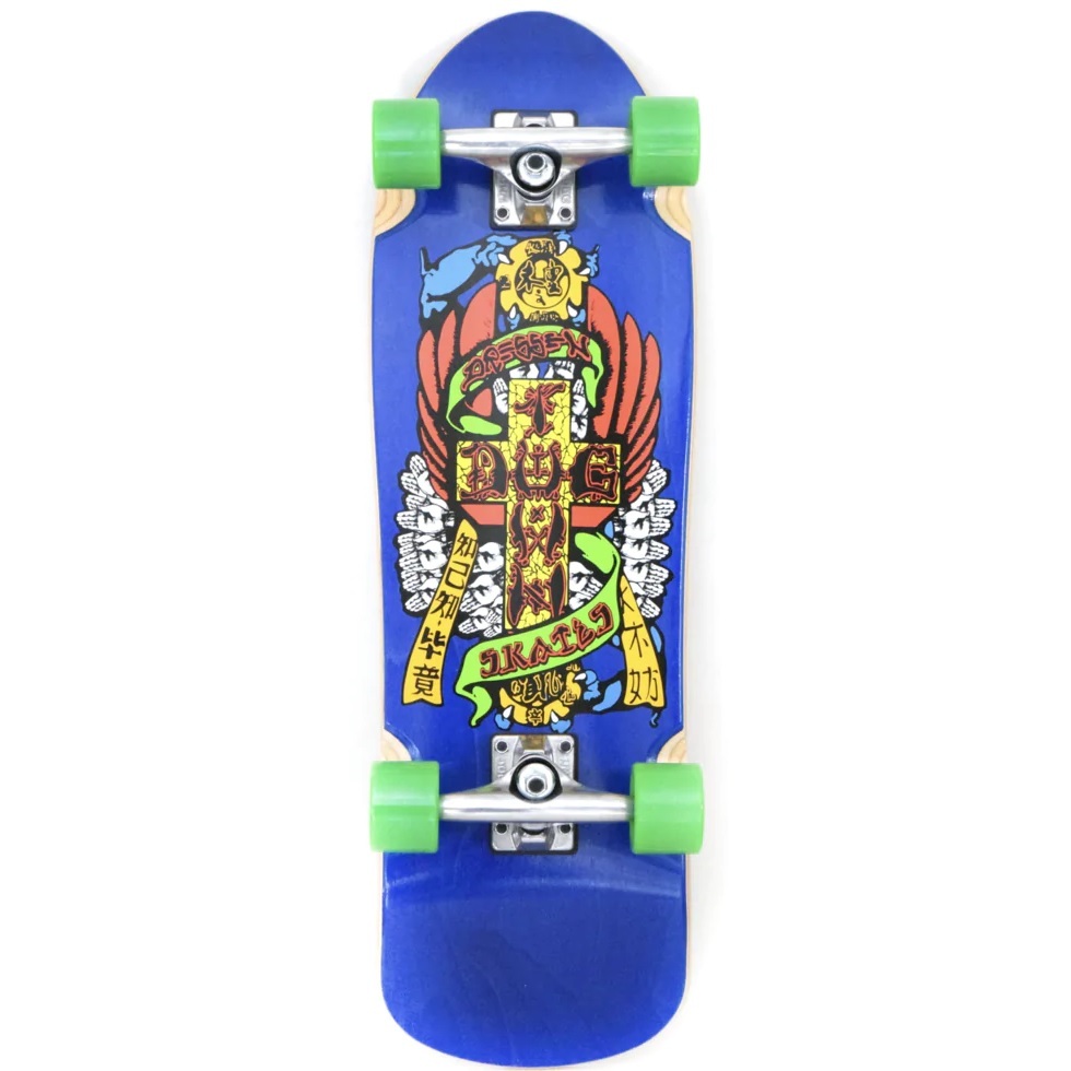 Dogtown Eric Dressen Hands Mini Blue 8.65 Cruiser Skateboard