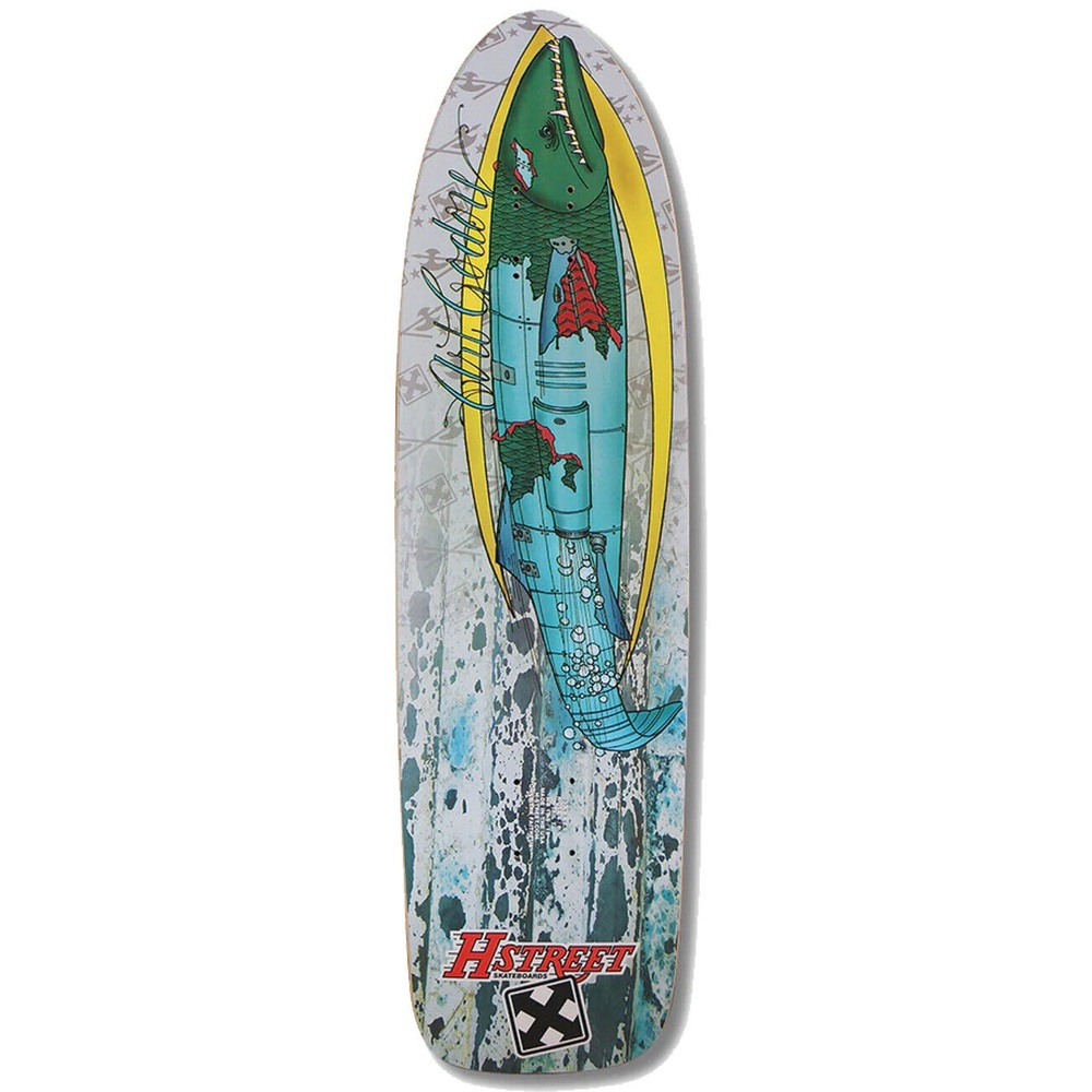 H-Street Killer Barracuda Art Godoy 8.9 Skateboard Deck