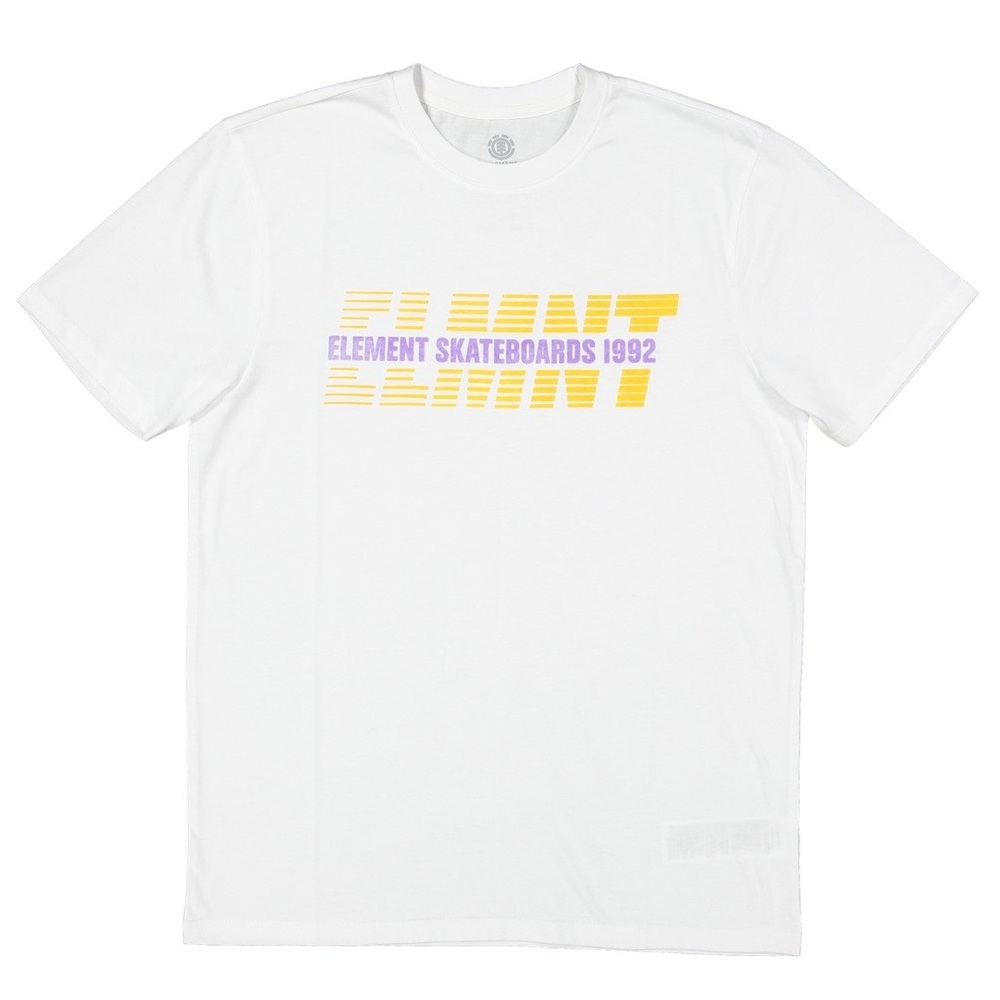 Element Flashback White T-Shirt [Size: L]