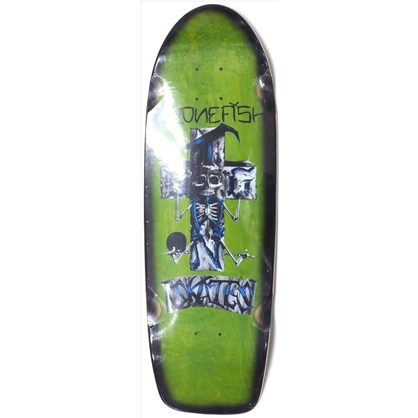 Dogtown Stonefish Rider Green 9.0 Skateboard Deck
