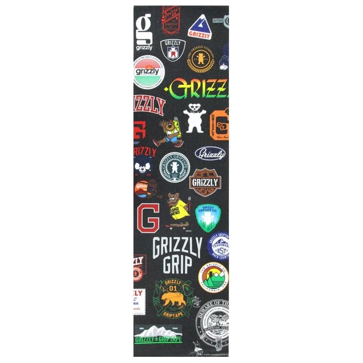 Grizzly Grip Patchwork 9 x 33 Skateboard Grip Tape Sheet