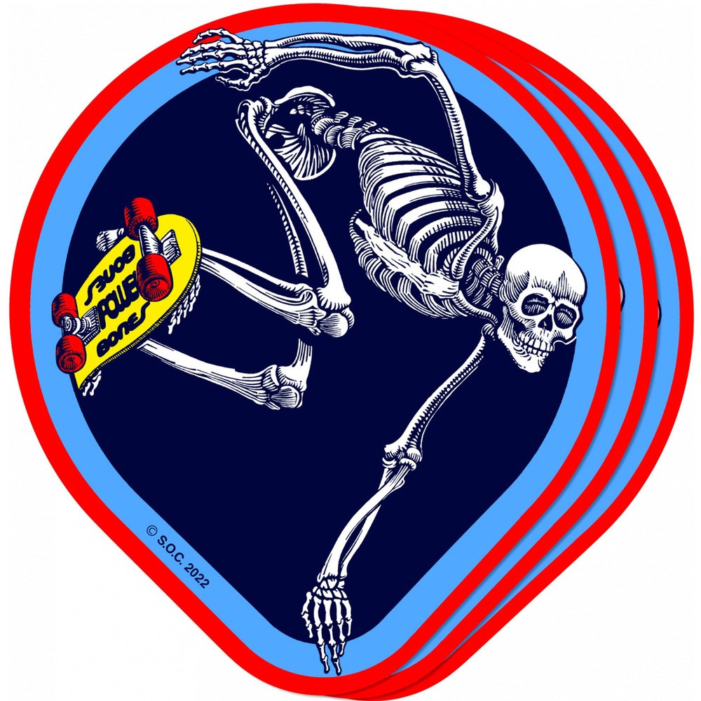 Powell Peralta OG Skate Skeleton Skateboard Sticker