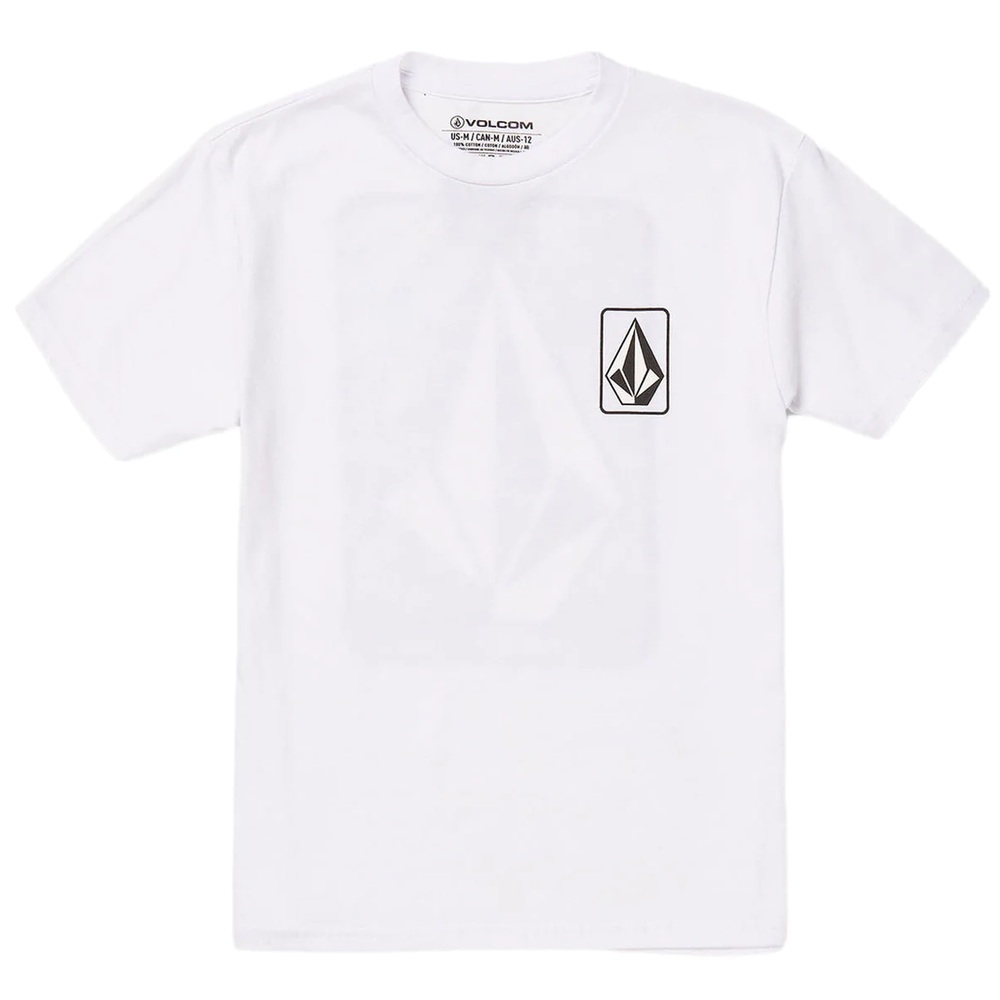 Volcom Fullpipe White Youth T-Shirt [Size: 10]