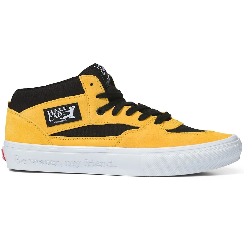 Vans Skate Half Cab Bruce Lee Black Yellow Shoes [Size: US 8]