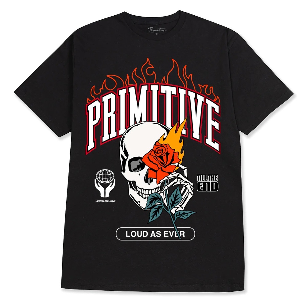 Primitive Heat Black T-Shirt [Size: S]