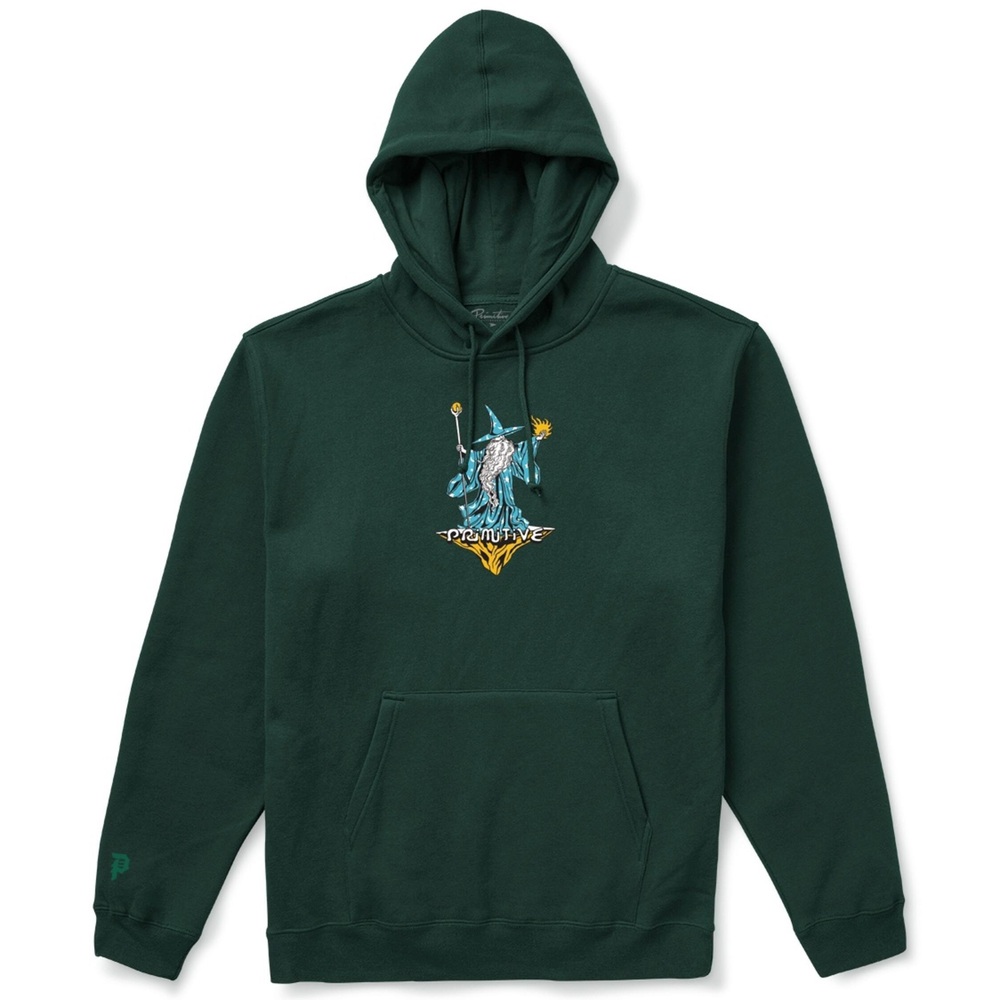 Primitive Wizard Green Youth Hoodie [Size: L]