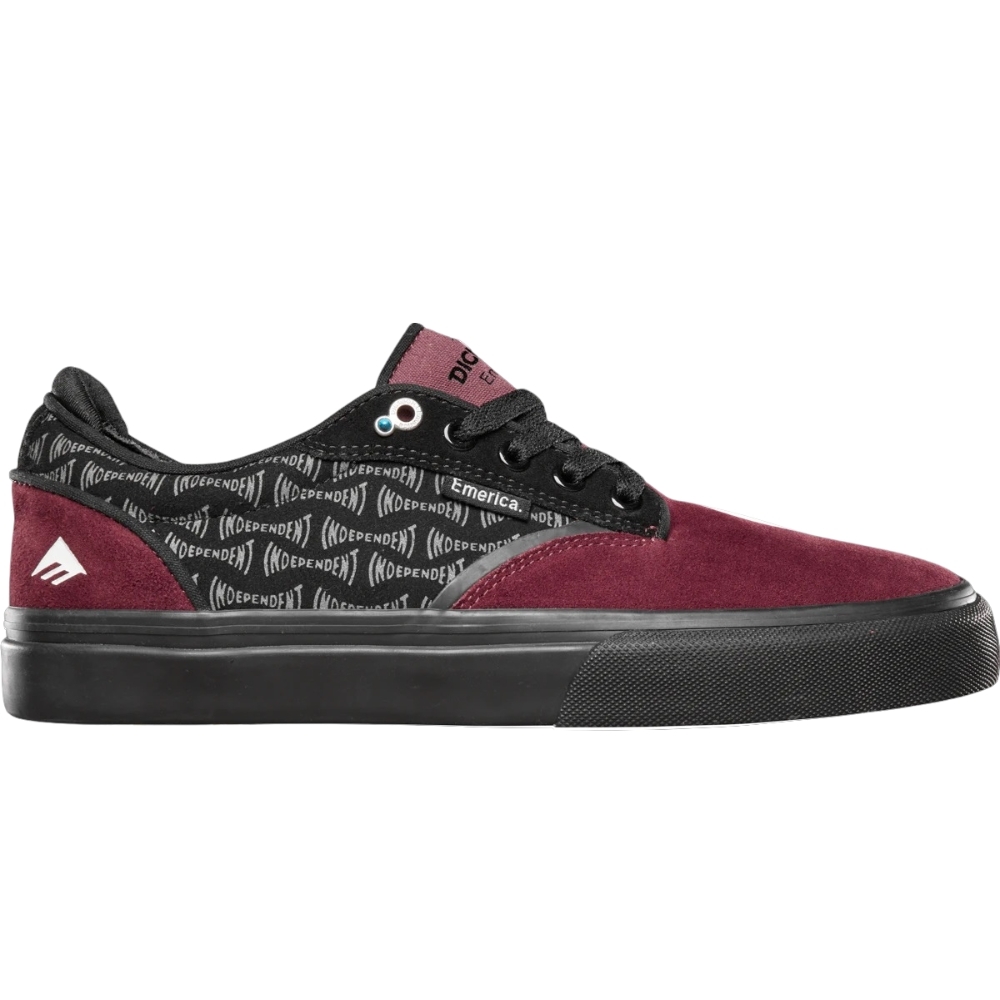 Emerica Dickson Independent Red Black Mens Skate Shoes [Size: US 8]