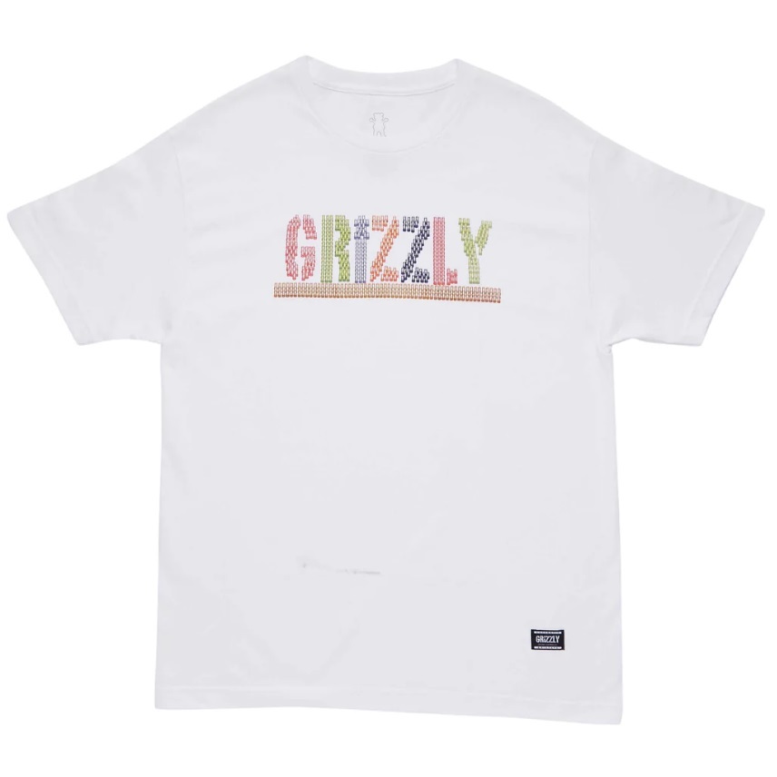 Grizzly Light It Up White T-Shirt [Size: M]