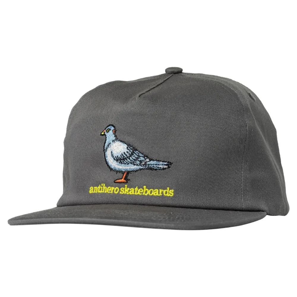Anti Hero Lil Pigeon Charcoal Snapback Hat