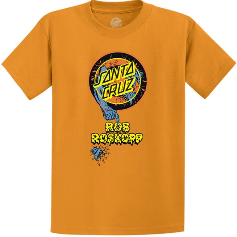 Santa Cruz Roskopp Two Dot Orange Youth T-Shirt [Size: 12]