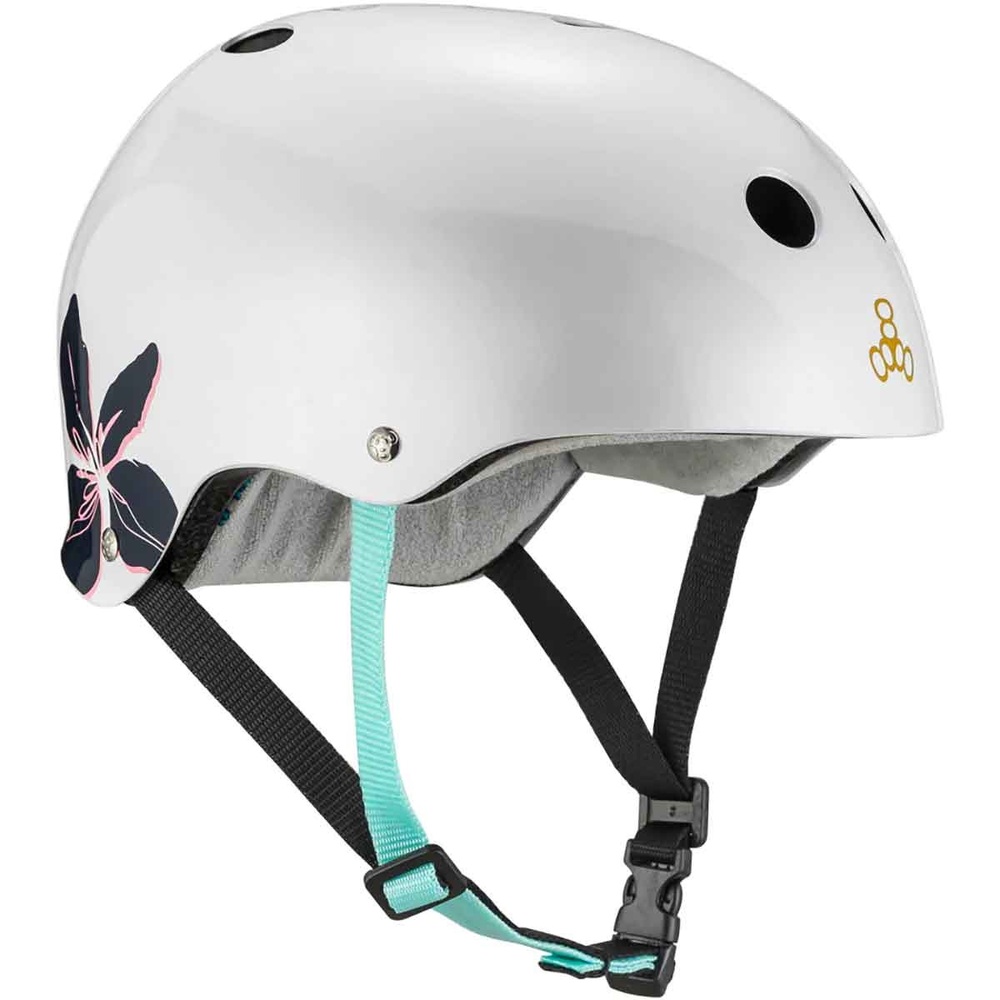 Triple 8 Certified Floral Helmet [Size: XS-S]
