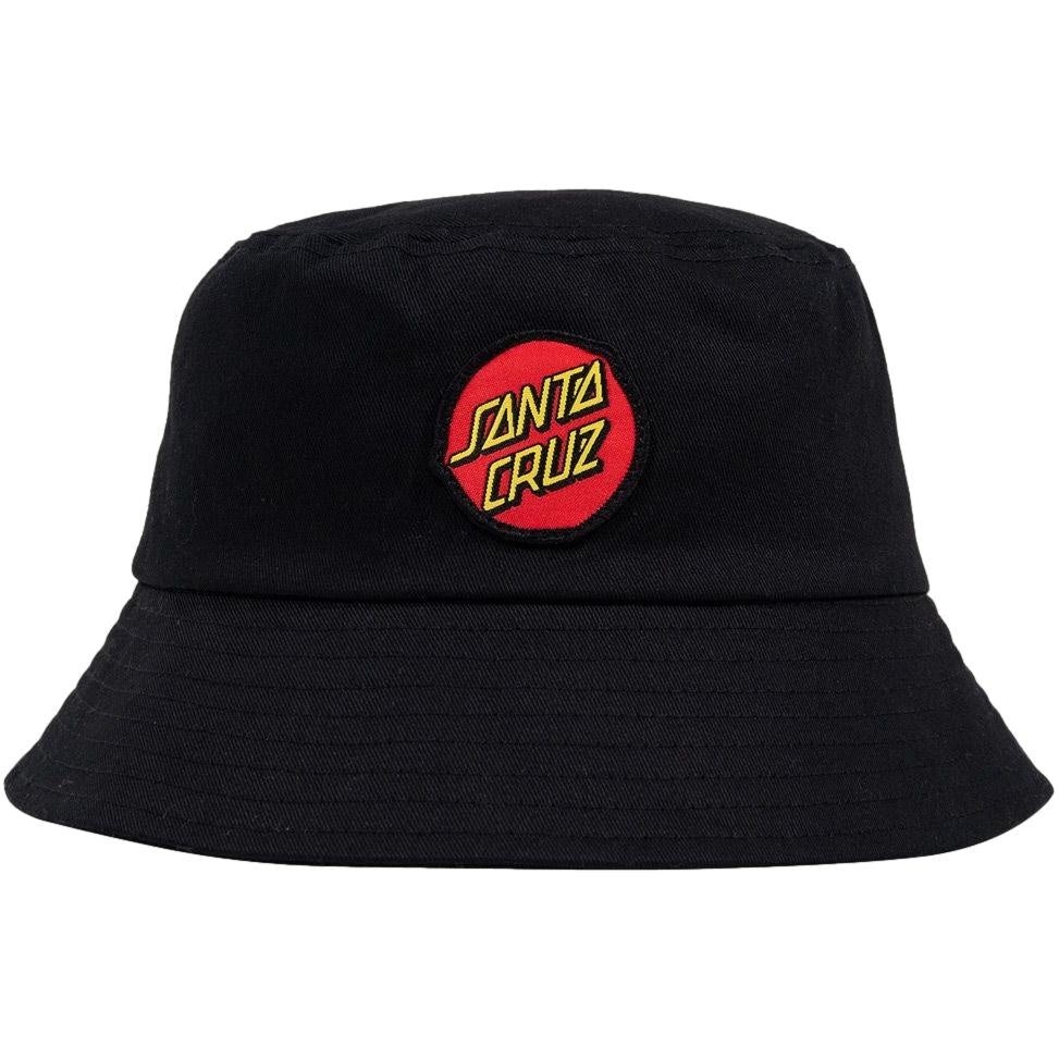 Santa Cruz Classic Dot Black Bucket Hat [Size: Y]