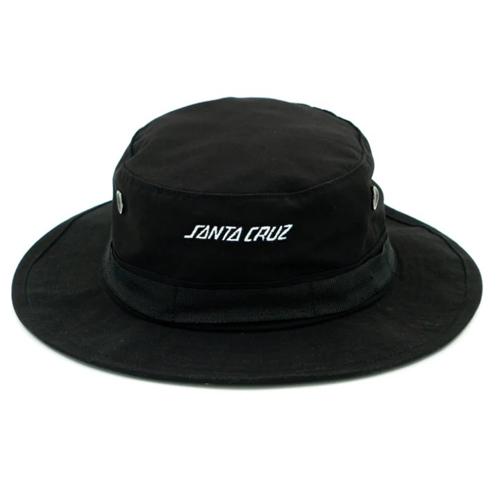 Santa Cruz Classic Strip Boonie Black Boonie Hat [Size: S/M]
