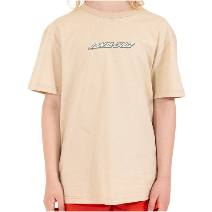 Santa Cruz Walking Hand Clay Glow In The Dark Youth T-Shirt [Size: 8]