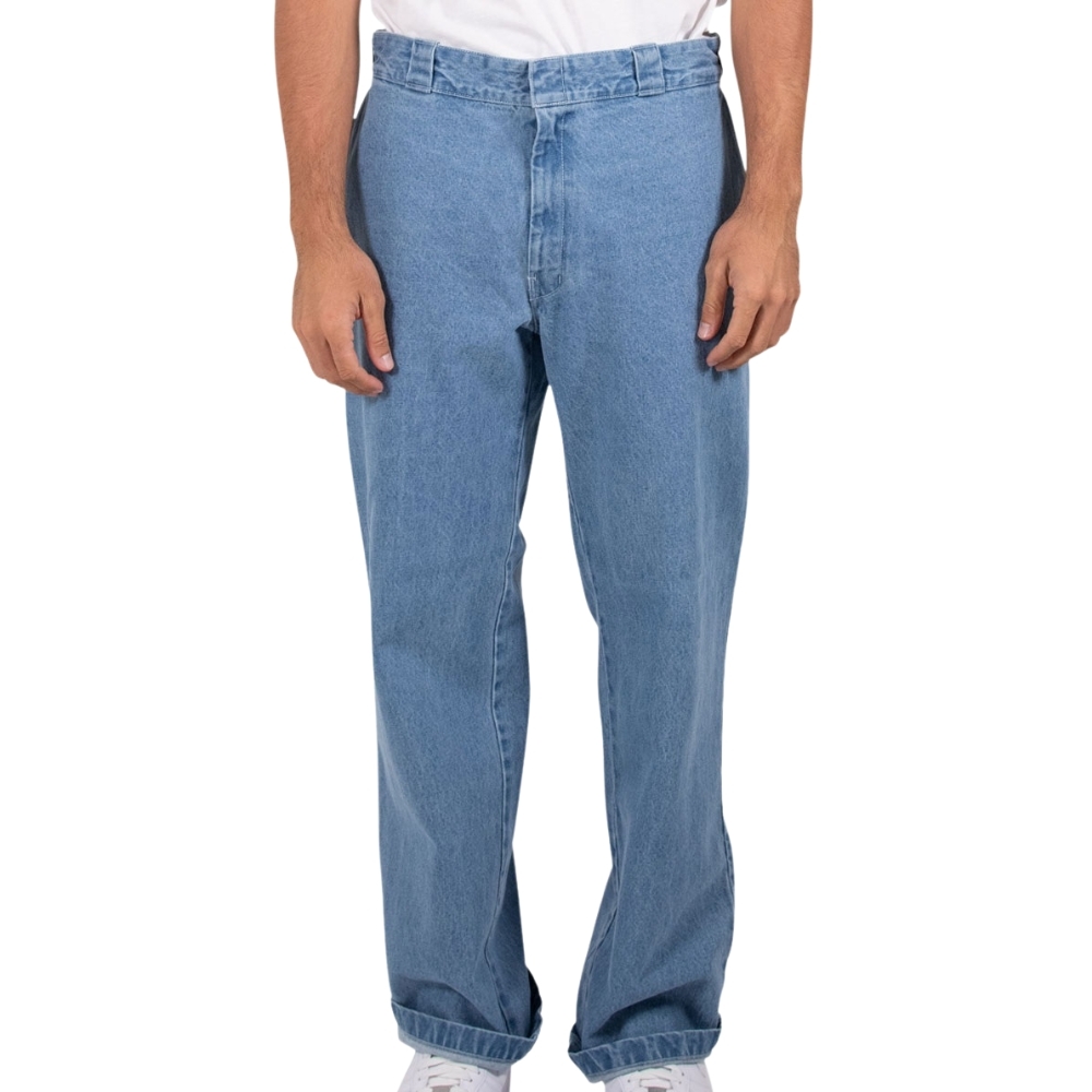 Dickies 852AU Super Baggy Stone Washed Denim Pants [Size: 30]