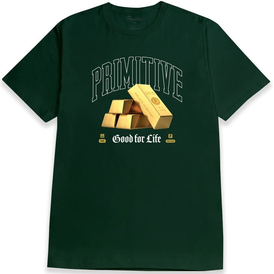 Primitive Hallmark Forest Green T-Shirt [Size: S]