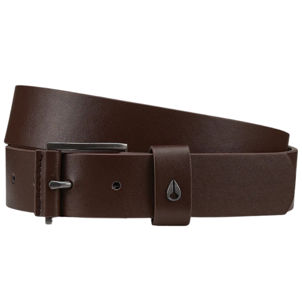 Nixon Americana Vegan Brown Leather Belt [Size: M]