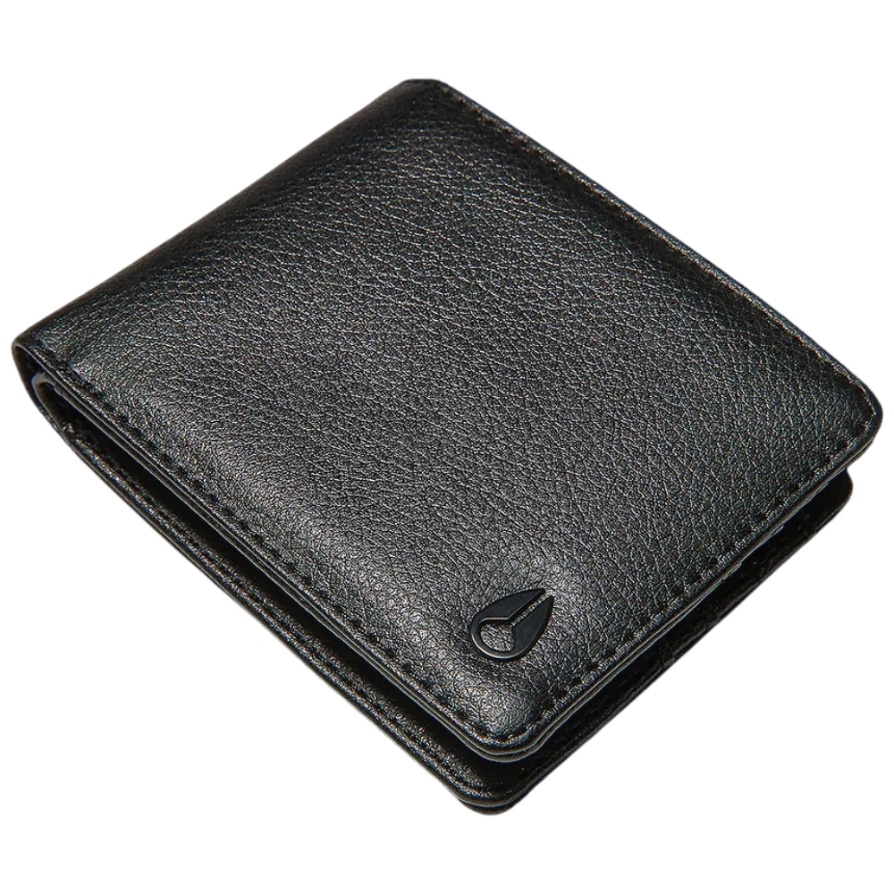 Nixon Pass Vegan Leather Black Wallet