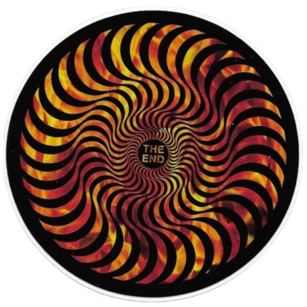 Spitfire Classic Swirl Hellfire Sticker