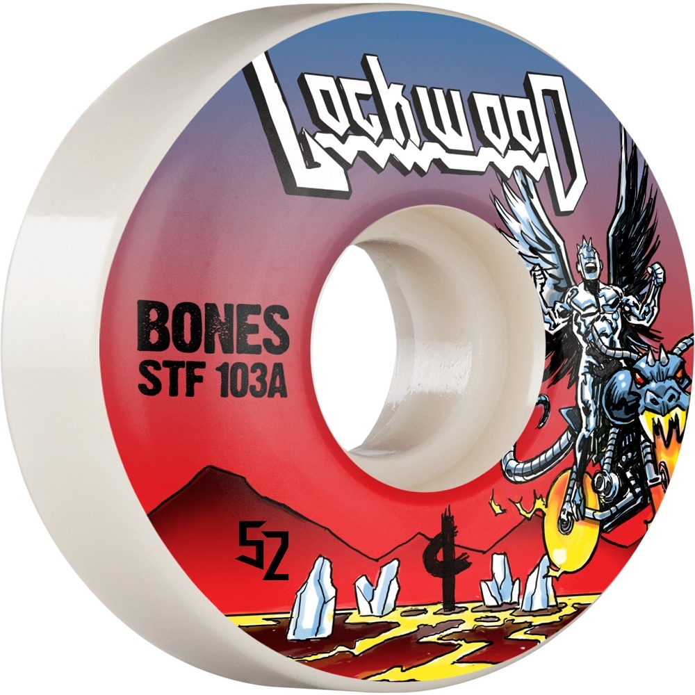 Bones Lockwood Metal STF V3 103A 52mm Skateboard Wheels