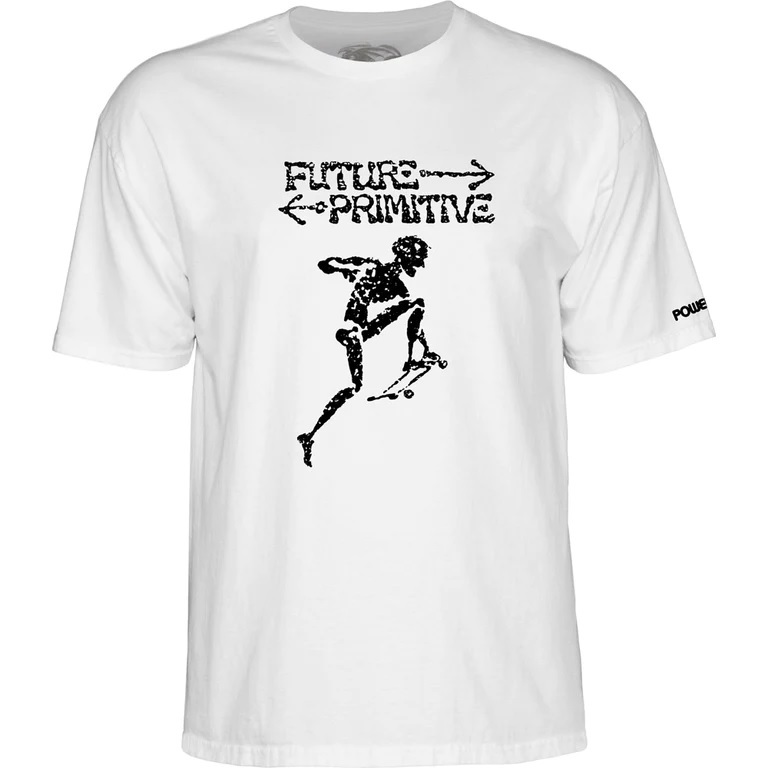 Powell Peralta Future Primitive White T-Shirt [Size: M]