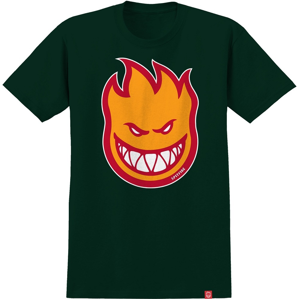 Spitfire Bighead Fill Green Youth T-Shirt [Size: M]