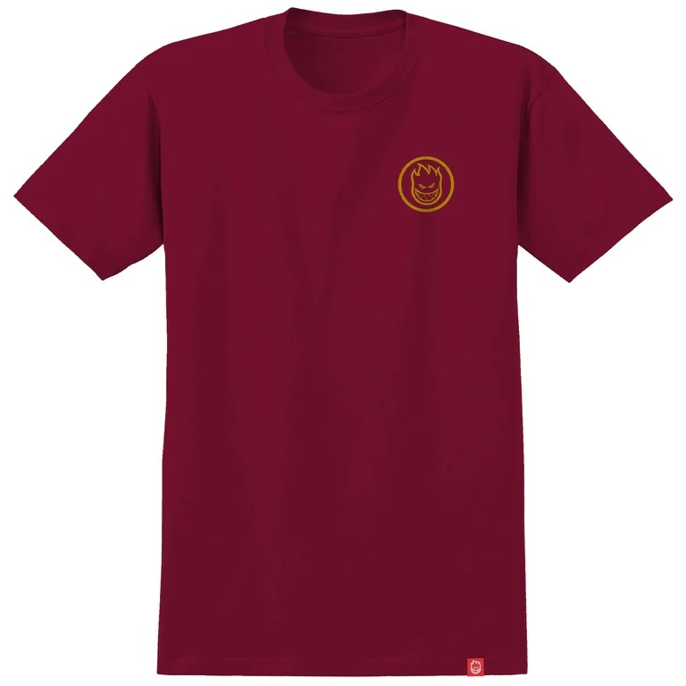 Spitfire Classic Swirl Cardinal Gold Youth T-Shirt [Size: Youth M]