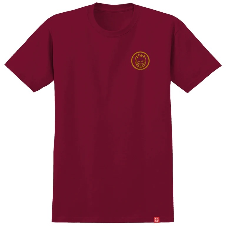 Spitfire Classic Swirl Cardinal Gold Youth T-Shirt [Size: M]