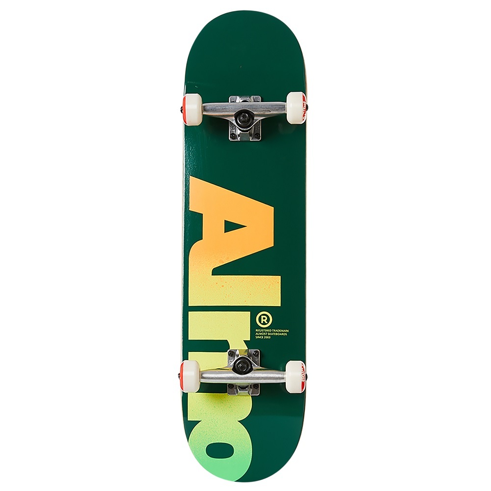 Almost Fall Off Green FP 8.25 Complete Skateboard