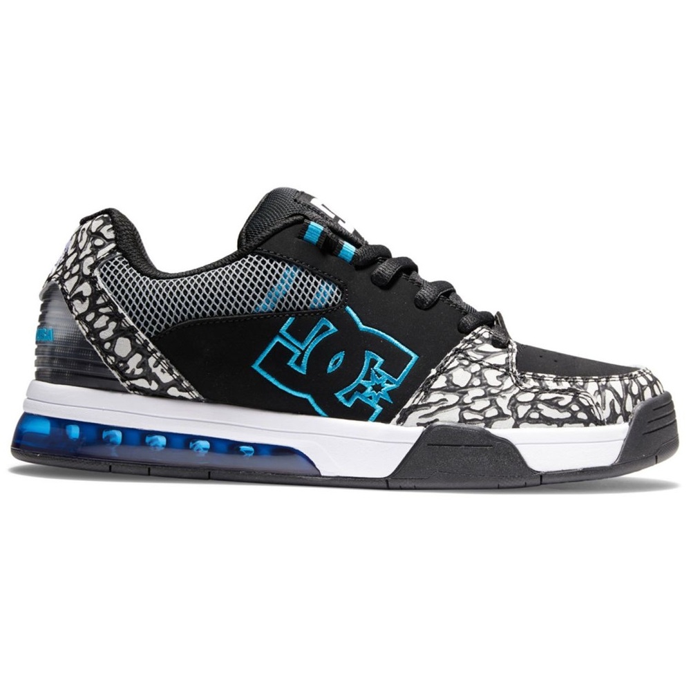 DC Versatile LE Grey Black Blue Mens Skate Shoes [Size: US 10]