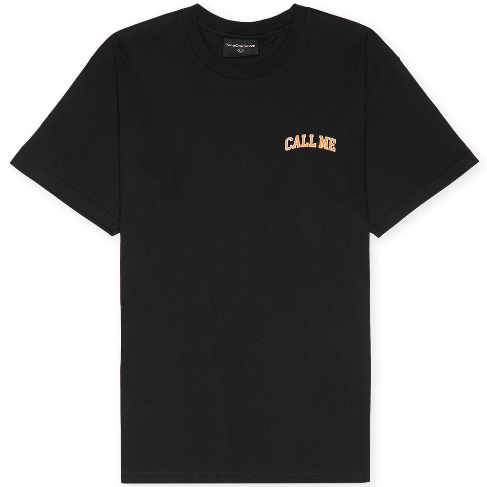 Call Me 917 Call Me Black T-Shirt [Size: M]